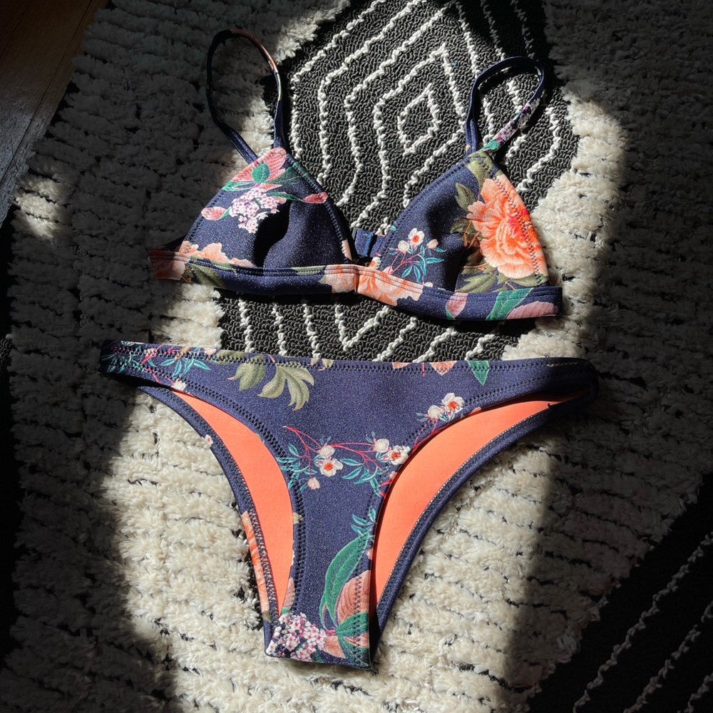 Triangl Swim Floral Set